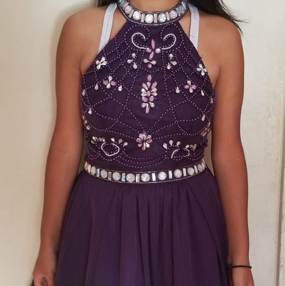 Two piece formal dress